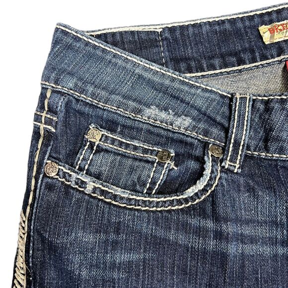 BKE Womens Culture Fit Denim Stretch Crop Capri Pants Jeans Size 30 - Picture 4 of 11